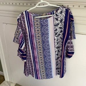 Chico’s patterned shirt